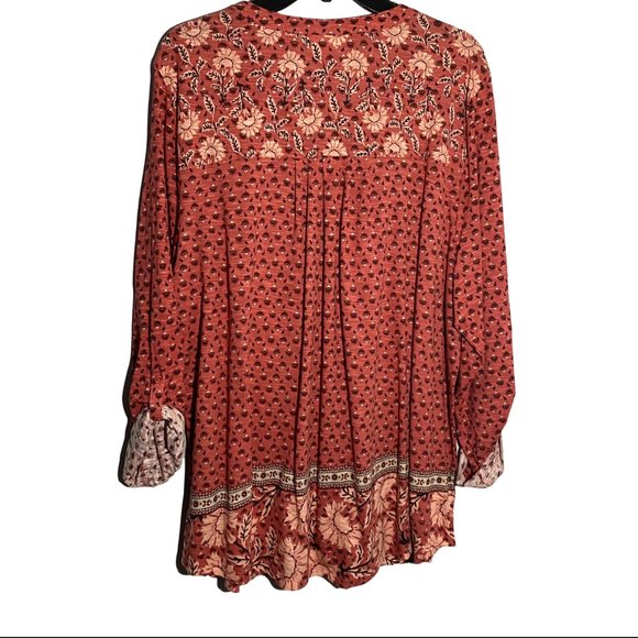 NWT Style & Co. Plus Printed 3/4 Sleeve Blouse - Picture 4 of 5